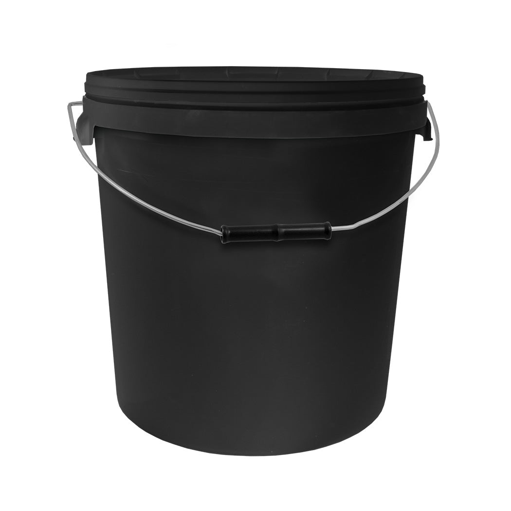 Round Black Bucket